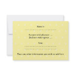 Pet White Mouse. Yellow Polka Dot Background. Custom Invitation