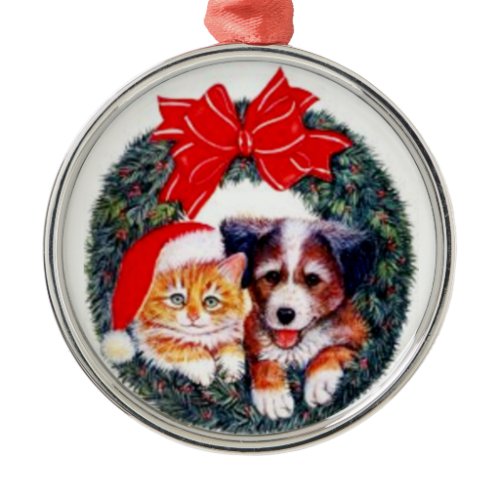 Pet Wreath Christmas Ornament ornament