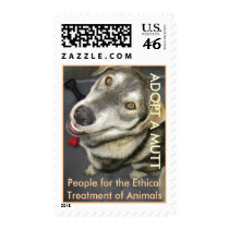 PETA Adopt a Mutt Stamp stamps