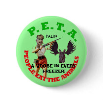 PETA, gray circle, young gun white... - Customized buttons