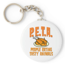 PETA People Eating Tasty Animals Keychains