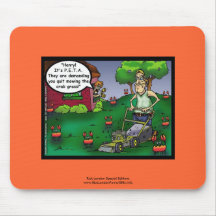 PETA & The Crabgrass Cartoon Mouse Pad