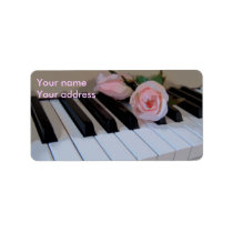Petal Pink Keys labels