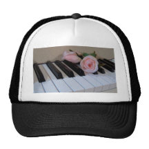 Petal Pink Keys Mesh Hat