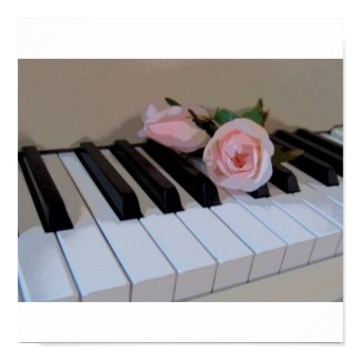 Petal Pink Keys Posters