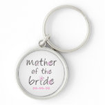 Petal Pink Mother of the Bride Gift Keychain