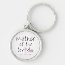 Petal Pink Mother of the Bride Gift Keychain