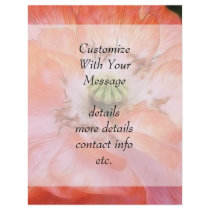 Petal Power - Ruffled Poppy Flyer Design