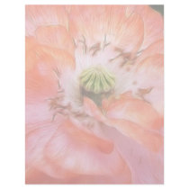 Petal Power - Ruffled Poppy Customized Letterhead