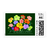 Petaline postage by tshirtsatfirstsite Petaline postage