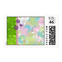 Petals and Dew Drops Stamp