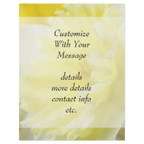 Petals - Daffodil Detail Custom Flyer