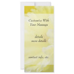 Petals - Daffodil Detail Custom Rack Cards