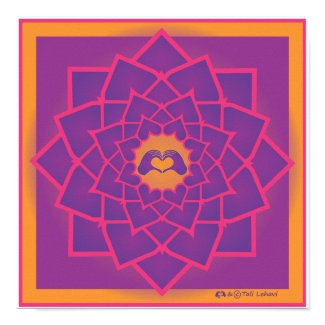 Petals Mandala with the HeartMark print