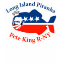 Pete King Long Island Piranha t-shirts by headlinegrafix Pete King Long Island Piranha t-shirts