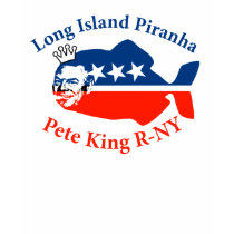 Pete King Long Island Piranha t-shirts