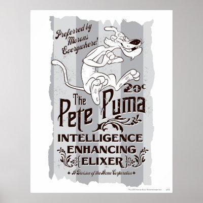 Pete Puma Intelligence Elixer posters