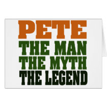 Pete - the Legend cards