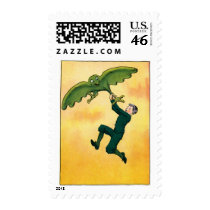 Peter and the Balloon Bird “The Gnome King of Oz” postage by MyOtherPlanet Peter and the Balloon Bird “The Gnome King of Oz” postage