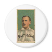 Peter Cassidy, Baltimore, baseball card magnets by HistoryInFrame Peter Cassidy, Baltimore, baseball card magnets
