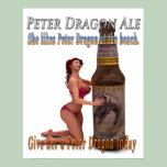 Peter Dragon Ale Beach posters