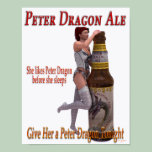 Peter Dragon Ale before she sleeps posters