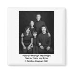 Peter  familiy_W portrait, Peter a... - Customized Refrigerator Magnets