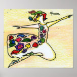Peter Max style original signed painting Print