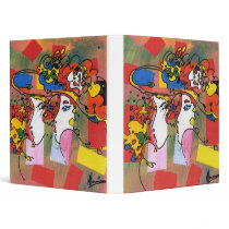 Peter Max style profiles Binder