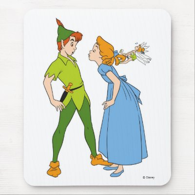 Peter Pan and Wendy Disney mousepads