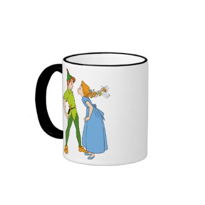 Peter Pan and Wendy Disney mugs
