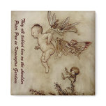 Peter Pan Arthur Rackham Illustration Fridge Magnet