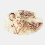 Peter Pan Flying Baby with Fairies Sticker