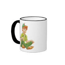 Peter Pan Sitting Down Disney Mugs