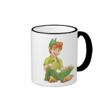 Peter Pan Sitting Down Disney Mugs
