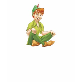 Peter Pan Sitting Down Disney shirt