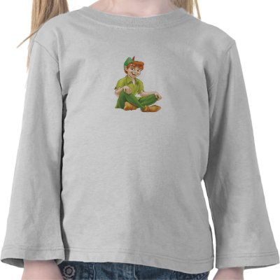 Peter Pan Sitting Down Disney t-shirts