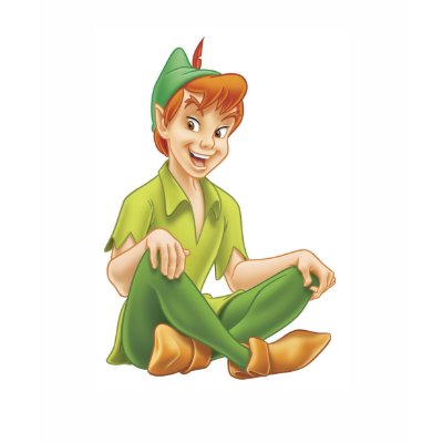 Peter Pan Sitting Down Disney t-shirts
