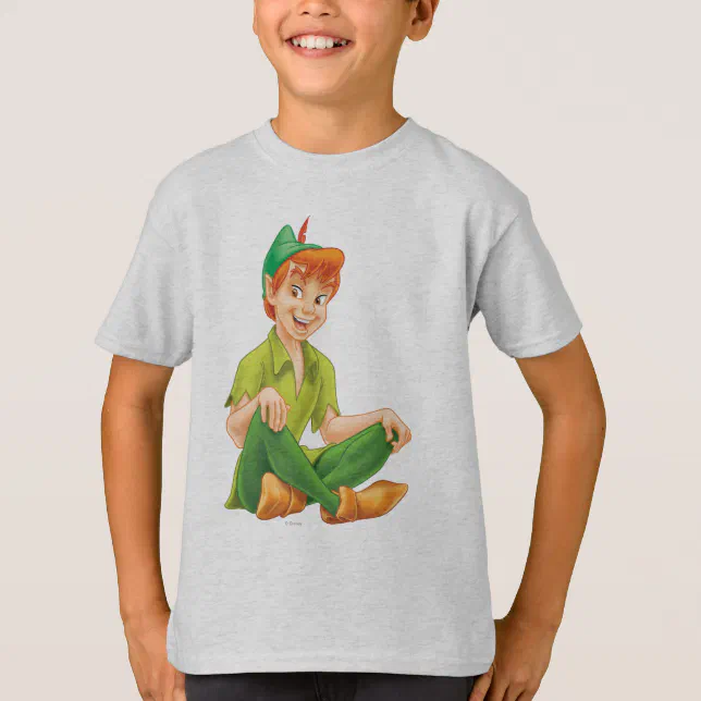 Peter Pan Sitting Down T Shirt Zazzle