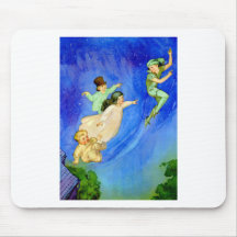 PETER PAN, WENDY, JOHN AND MICHAEL FLY AWAY MOUSEPADS