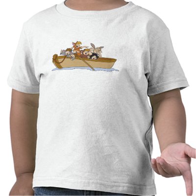 Peter Pan's Lost Boys in boat Disney t-shirts