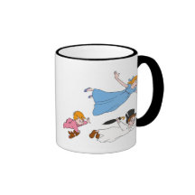 Peter Pan's Wendy, John and Michael Darling Flying Mug