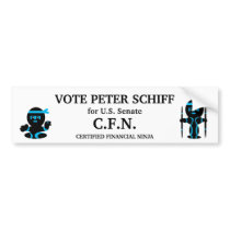 Peter Schiff, Connecticut Senate bumper stickers