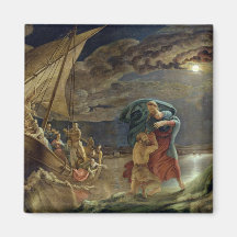Peter Walks on Water, 1806 Fridge Magnet