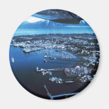 Petersburg Alaska Fridge Magnet