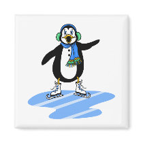 Petey Penguin magnets by BisforBirds Petey Penguin magnets