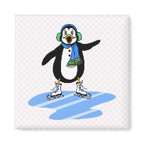 Petey Penguin magnets by BisforBirds Petey Penguin magnets