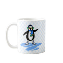 Petey Penguin mugs by BisforBirds Petey Penguin mugs