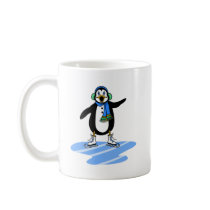 Petey Penguin mugs by BisforBirds Petey Penguin mugs
