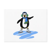 Petey Penguin postcards